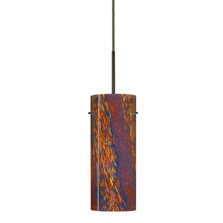 Besa Lighting Besa Stilo 10 LED Pendant Ceylon Bronze 1x9W LED 1JT-4123CE-LED-BR